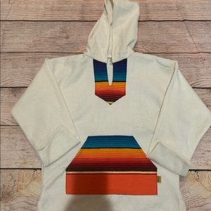 Serape pullover